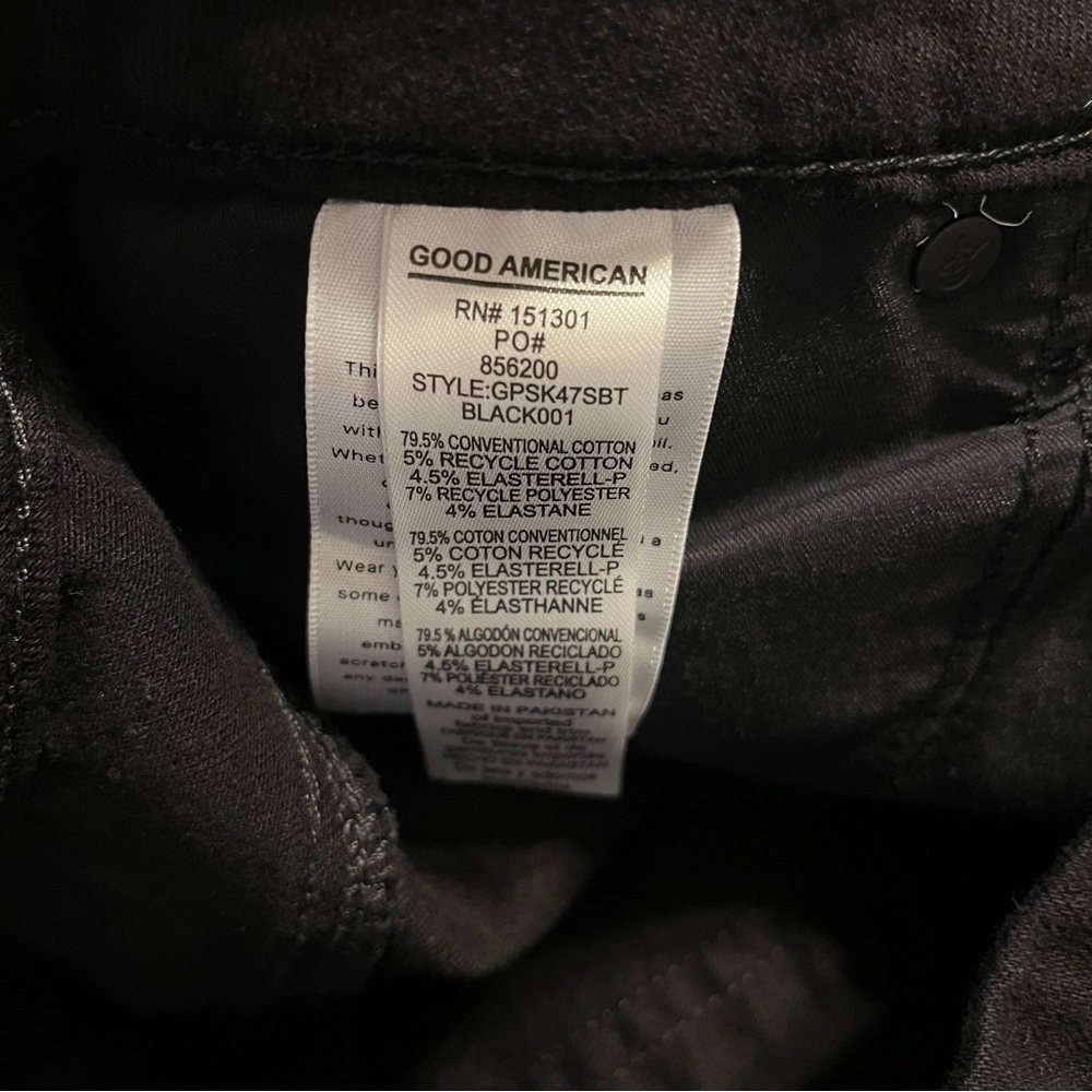 Good American Black Skinny Jeans - Picture 3 of 4